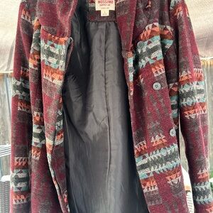 Mossimo Supply Co Red and Gray Blazer Jacket